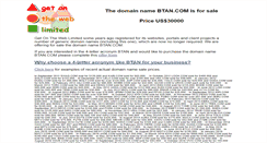 Desktop Screenshot of btan.com